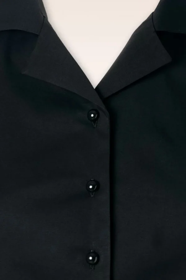 Shop Collectif Clothing Jerry Blouse In Zwart