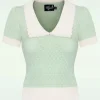 Cheap Bunny Joanie Top In Mint