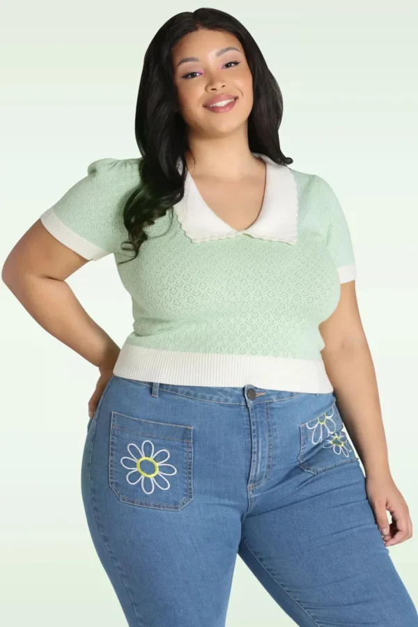 Cheap Bunny Joanie Top In Mint