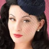 Store Banned Retro Judy Hoed In Marineblauw