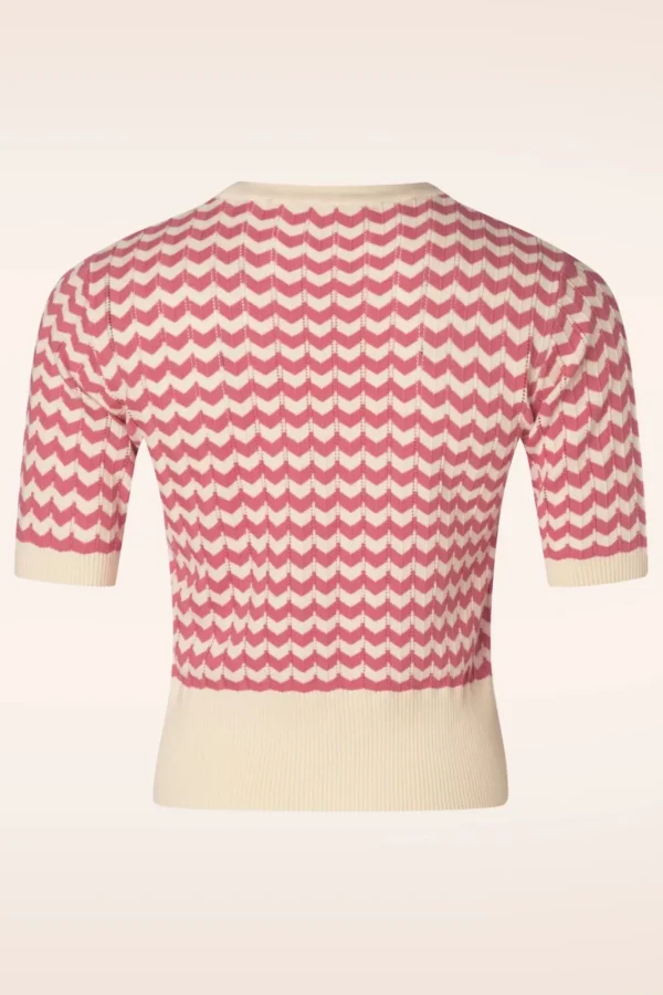 Best Sale Circus June Sweater In Gebroken Wit En Kers