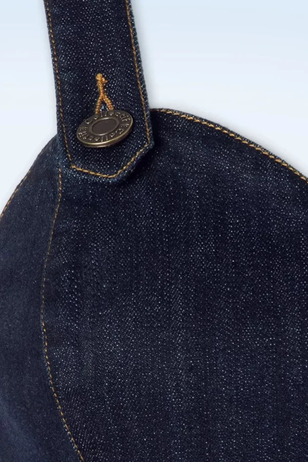 Online Collectif Clothing Jupiter Pinafore Jurk In Denim