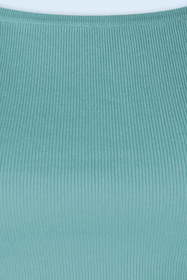 Hot Zilch Kaylie Top In Porselein Blauw