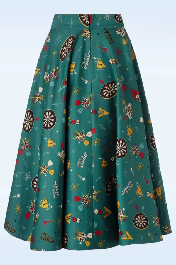 Hot Banned Retro Keep Em Flying Swing Rok In Teal