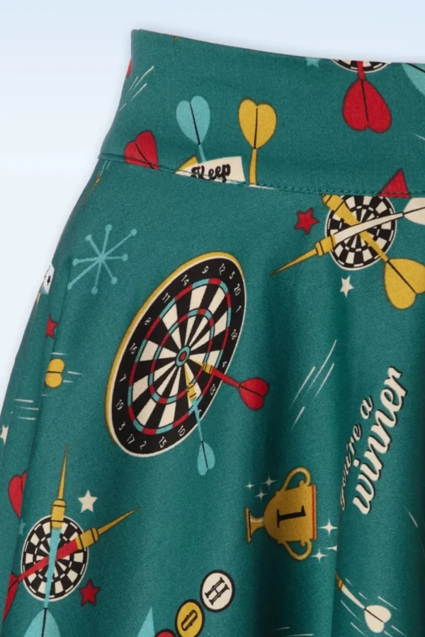 Hot Banned Retro Keep Em Flying Swing Rok In Teal