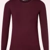 Hot Mak Sweater Kelly Trui In Bordeauxrood