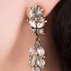 Sale Lovely Kristallen Bladeren Oorbellen In Goud