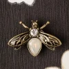 Cheap Lovely Kristallen Insectenbroche In Goud