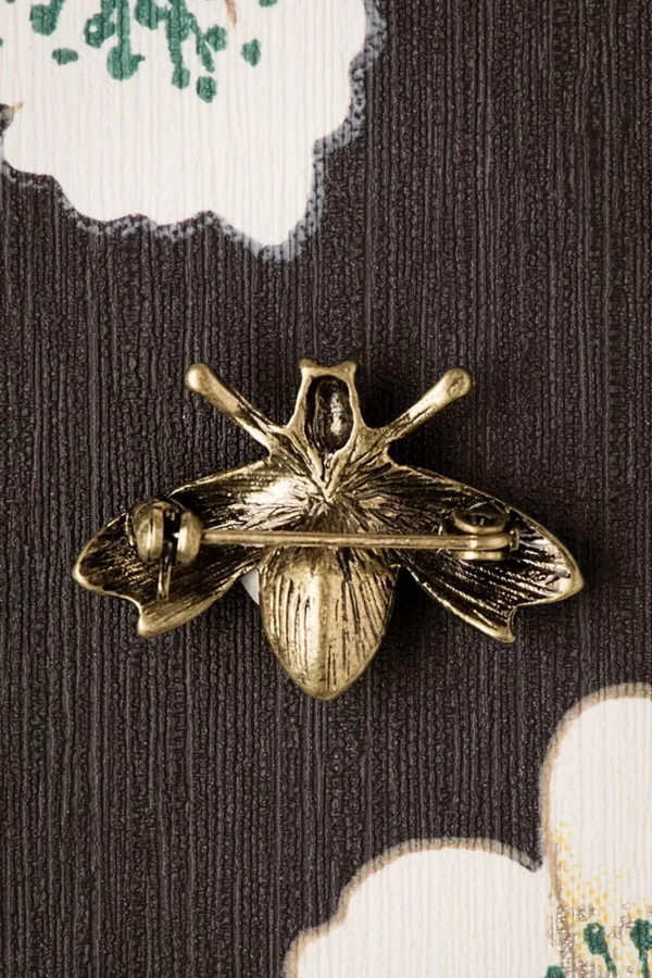 Cheap Lovely Kristallen Insectenbroche In Goud