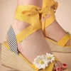 Best Banned Retro Lady Daisy Sleehakken In Geel