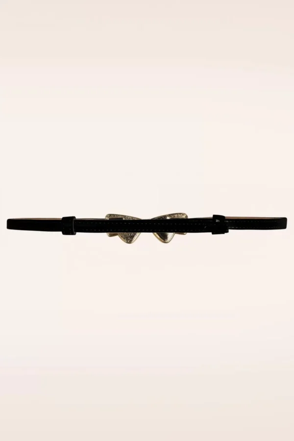 Shop Banned Retro Lana Bow Riem In Zwart