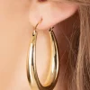 Flash Sale Very Cherry Large Drop Hoop Oorbellen In Goud