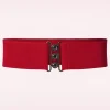 Shop Banned Retro Lauren Vintage Stretchriem In Rood