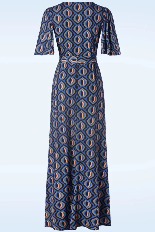Flash Sale Vintage Chic for Topvintage Laurie Maxi Jurk In Blauw