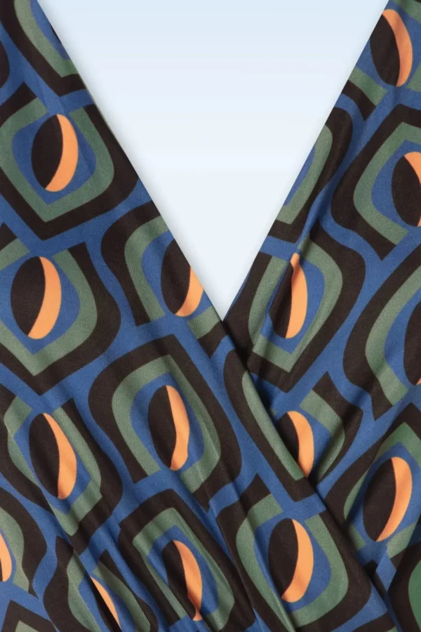 Flash Sale Vintage Chic for Topvintage Laurie Maxi Jurk In Blauw