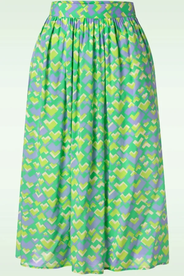 Hot King Louie Layla Cocktail Rok In Macaw Groen