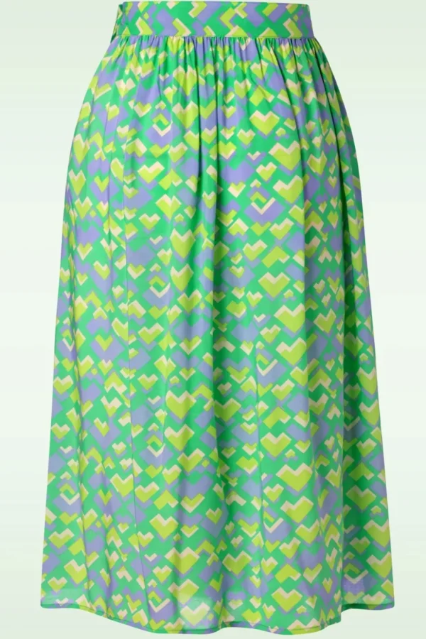 Hot King Louie Layla Cocktail Rok In Macaw Groen