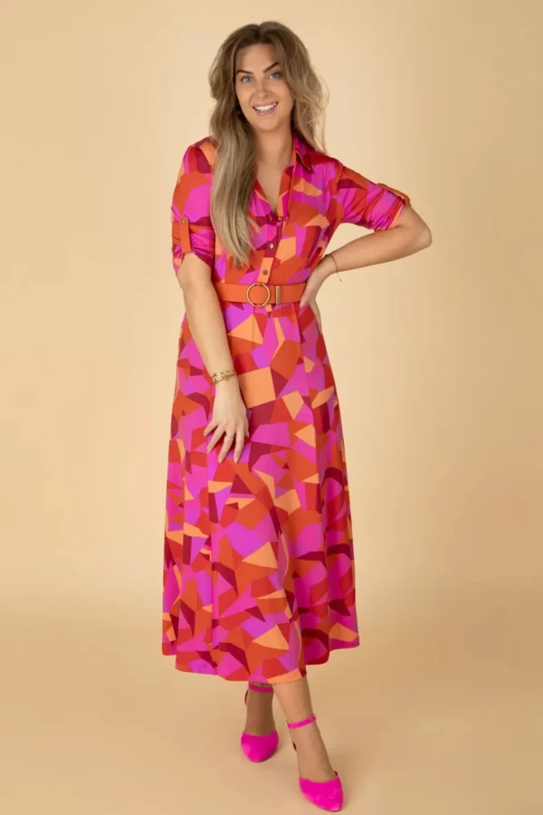 Discount K-Design Lexie Maxi Jurk In Fuchsia