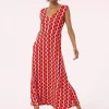 Shop Surkana Lia Maxi Jurk In Fuchsia