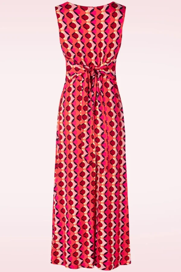 Shop Surkana Lia Maxi Jurk In Fuchsia