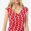 Outlet Surkana Lia Mouwloze Top In Fuchsia