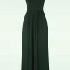 Best Very Cherry Limone Tricot Jurk In Luxe Flessengroen