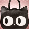 Cheap Banned Retro Lizzy De Big Eyed Cat Tas In Zwart