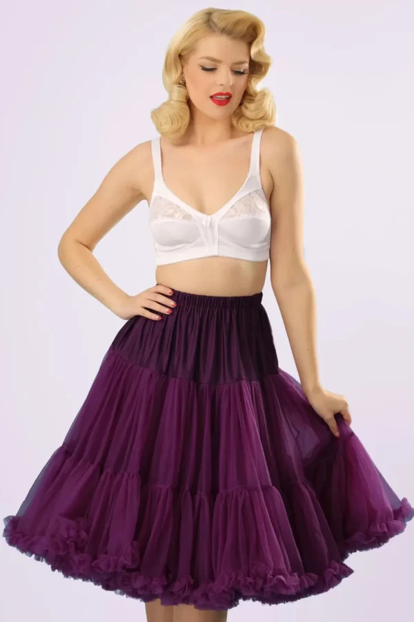 Sale Banned Retro Lola Lifeforms Petticoat In Aubergine