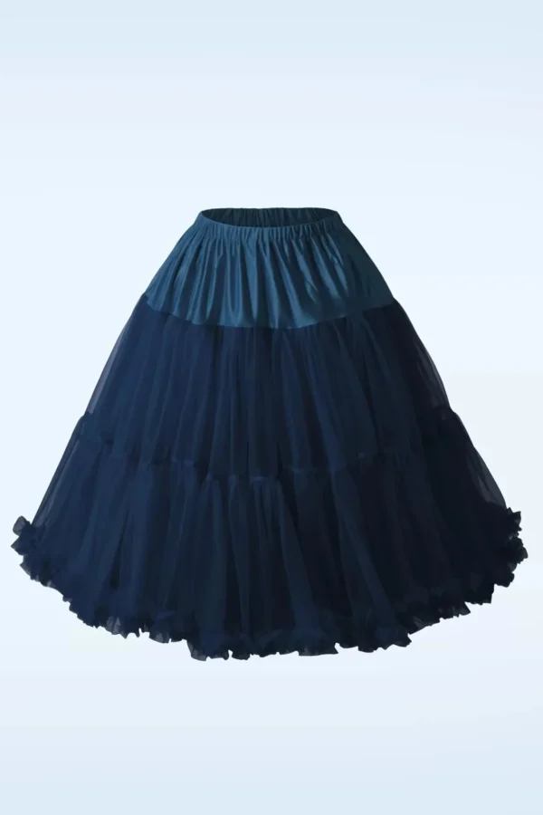 Store Banned Retro Lola Lifeforms Petticoat In Marineblauw