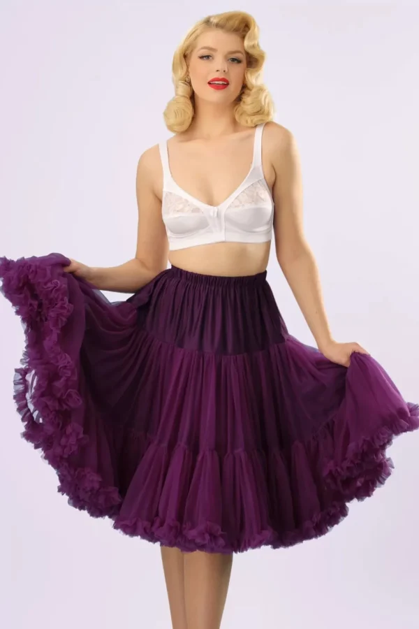 Sale Banned Retro Lola Lifeforms Petticoat In Aubergine