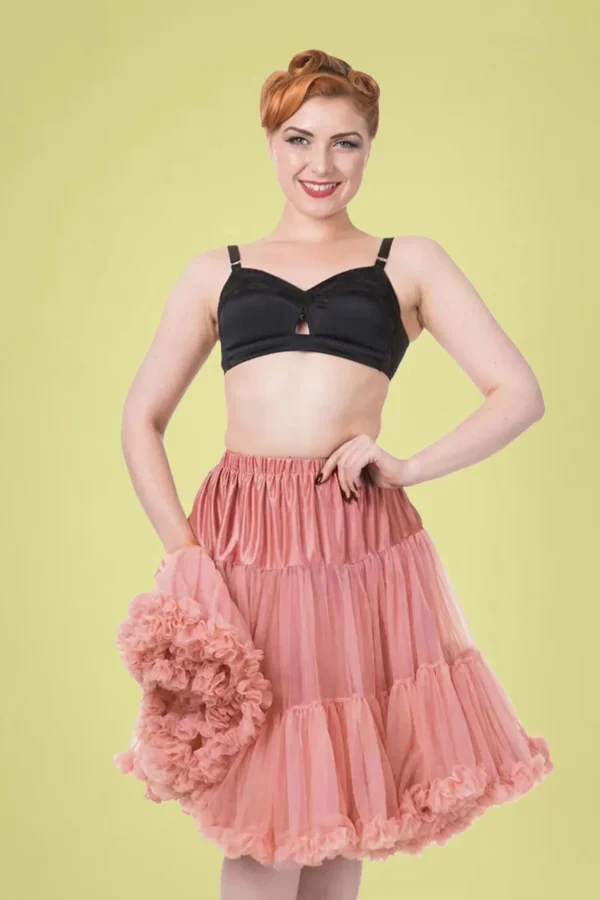 Cheap Banned Retro Lola Lifeforms Petticoat In Vintage Roze