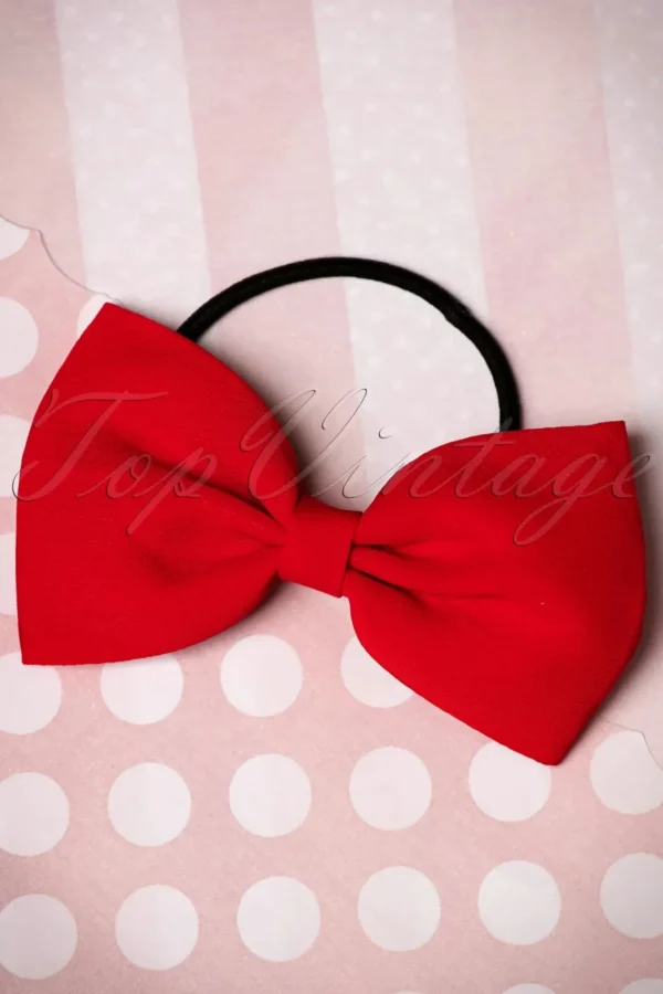 Sale Banned Retro Lovestruck Haarband Met Strik In Rood