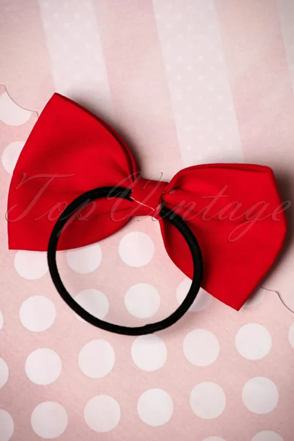 Sale Banned Retro Lovestruck Haarband Met Strik In Rood