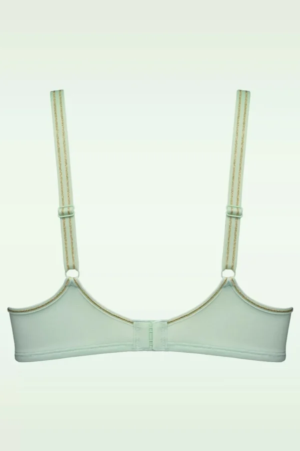 Outlet Marlies Dekkers Lucky Clover Padded Balcony Bh In Mintgroen En Goud