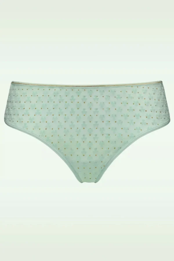 Discount Marlies Dekkers Lucky Clover Slip In Mintgroen En Goud