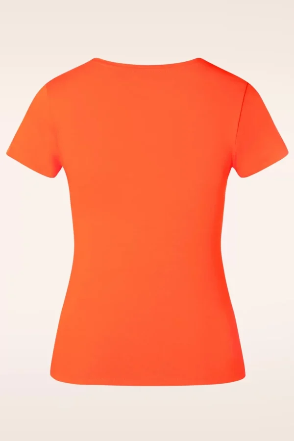 Fashion Queen Kerosin Lucky T-Shirt In Oranje