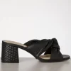 Shop Parodi Shoes Lynn Sandalen Van Leder In Zwart