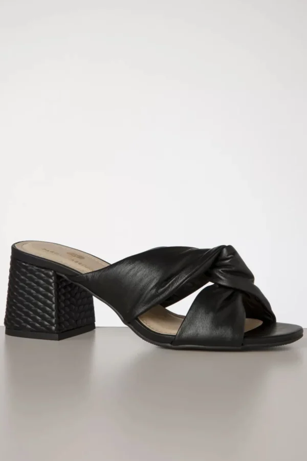 Shop Parodi Shoes Lynn Sandalen Van Leder In Zwart