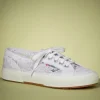 New Superga Macrame Sneakers In Wit