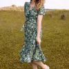 Fashion Very Cherry Magnolia My Fair Lady Jurk In Blauw