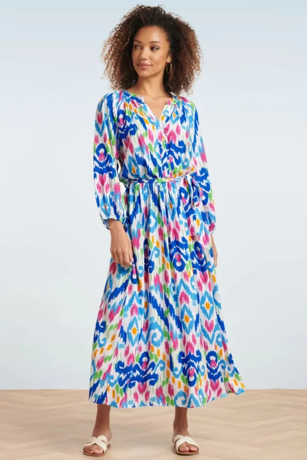 Fashion Smashed Lemon Maisy Maxi Jurk In Multi