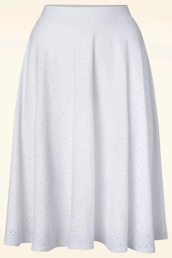 New Vintage Chic for Topvintage Mandy Swing Rok In Wit