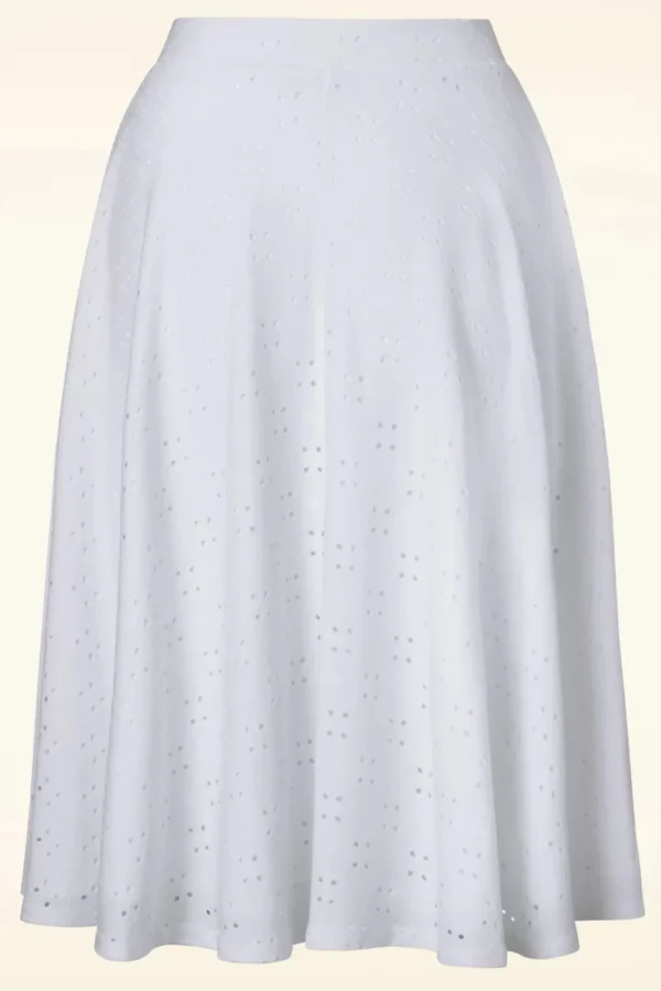 New Vintage Chic for Topvintage Mandy Swing Rok In Wit