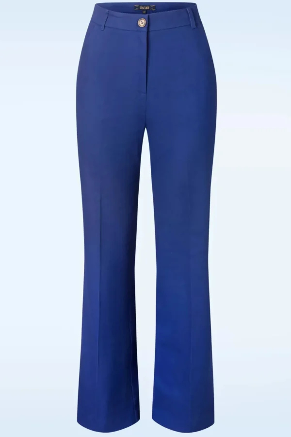 Discount King Louie Marcie Broek Sturdy In Dazzling Blauw