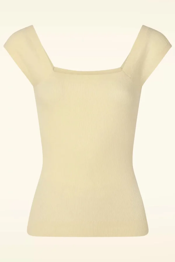 Clearance King Louie Marie Club Top In Creme