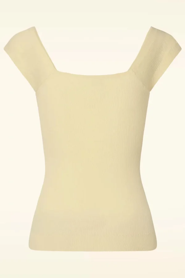 Clearance King Louie Marie Club Top In Creme