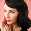 Sale Banned Retro Marilyn Fascinator In Zwart