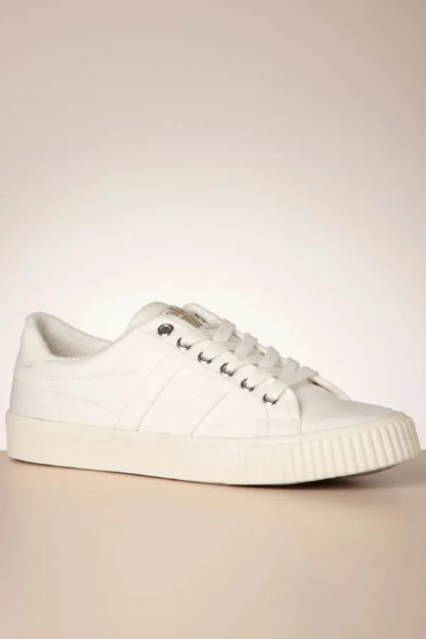 Clearance Gola Mark Cox Tennis Sneakers In Gebroken Wit