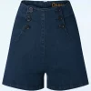 Best Queen Kerosin Marlyn Shorts In Donkerblauw