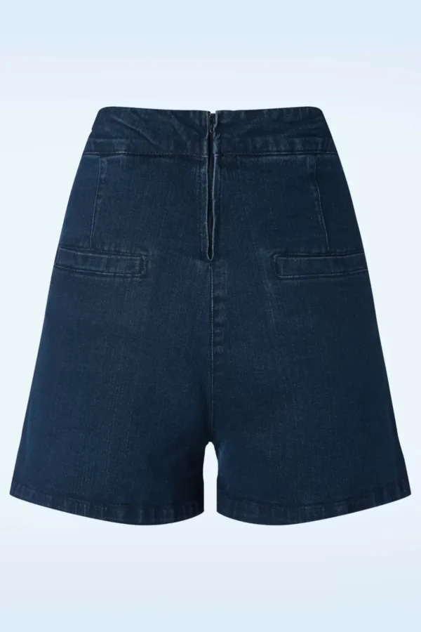 Best Queen Kerosin Marlyn Shorts In Donkerblauw